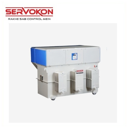 Thee Phase Variac Type Servo Stabilizer - Oil Cooled